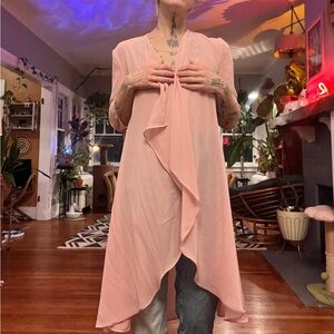 Chic soft pink tunic